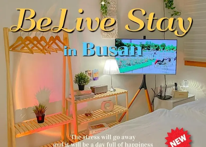 Belivestay, Busan Gwangalli, Maximum 5 People, Free Netflix,Wi-Fi