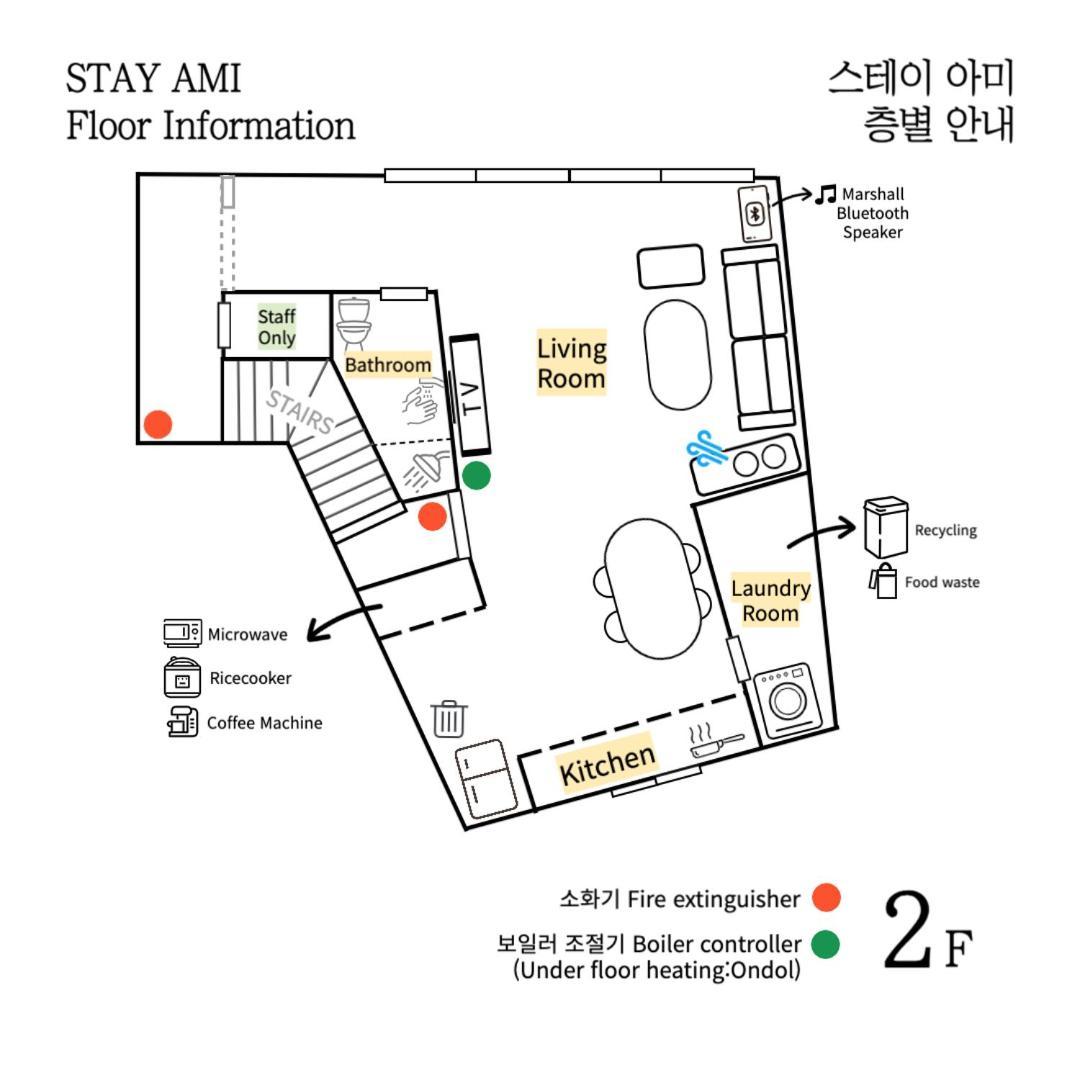 Ami #gamcheonculturevillage#nampodong#family Holiday home *