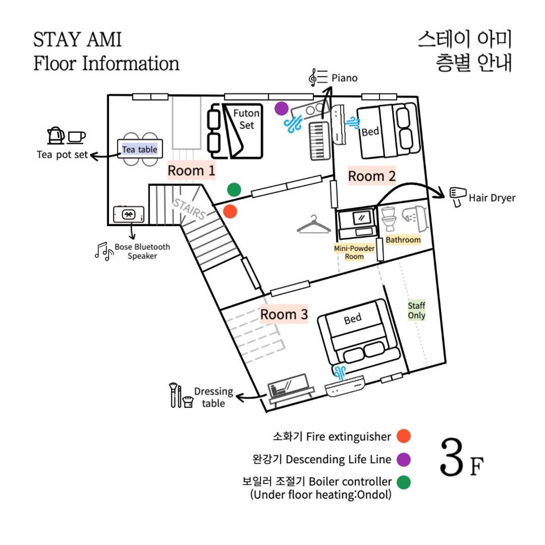 Ami #gamcheonculturevillage#nampodong#family Holiday home *
