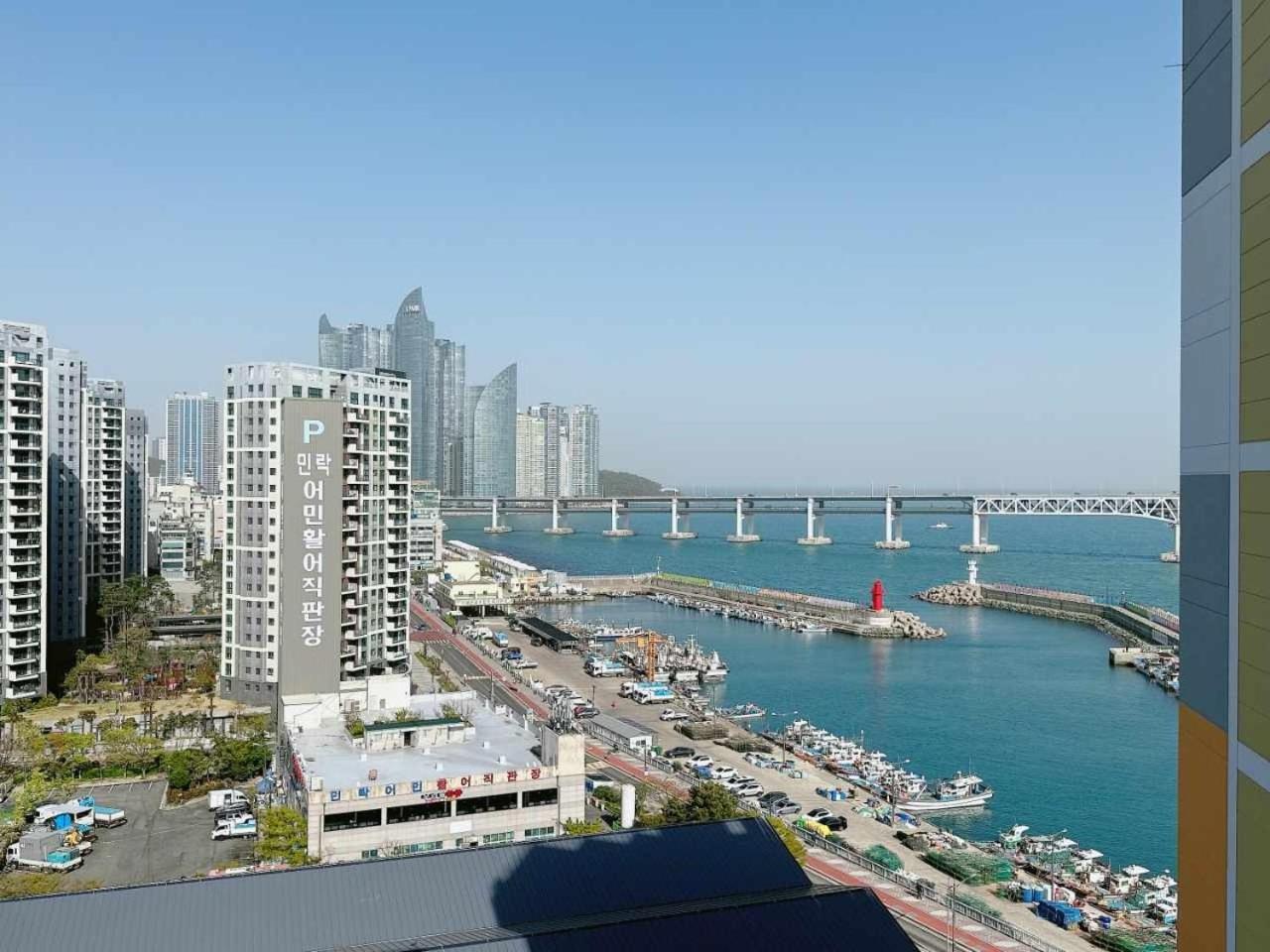 Apartment 부산 광안리 깔끔한 풀옵션 오션뷰 오피스텔 *