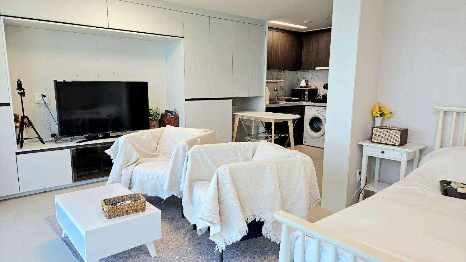 Appartamento Gwangan Byulchae - 1sec To Gwanganli Beach, Oceanview Busan