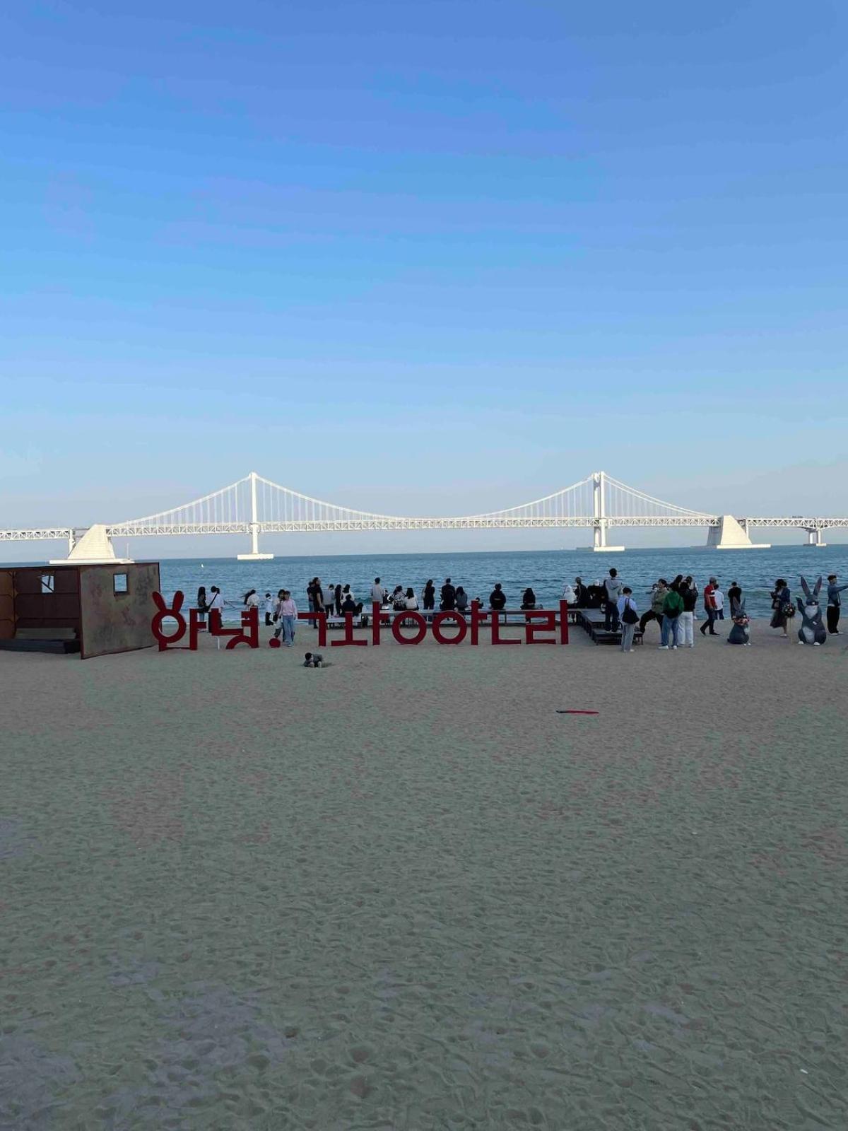 # Fantastic View Of The Entire Gwangan Bridge # Free Parking # Gym & Sauna * Busan