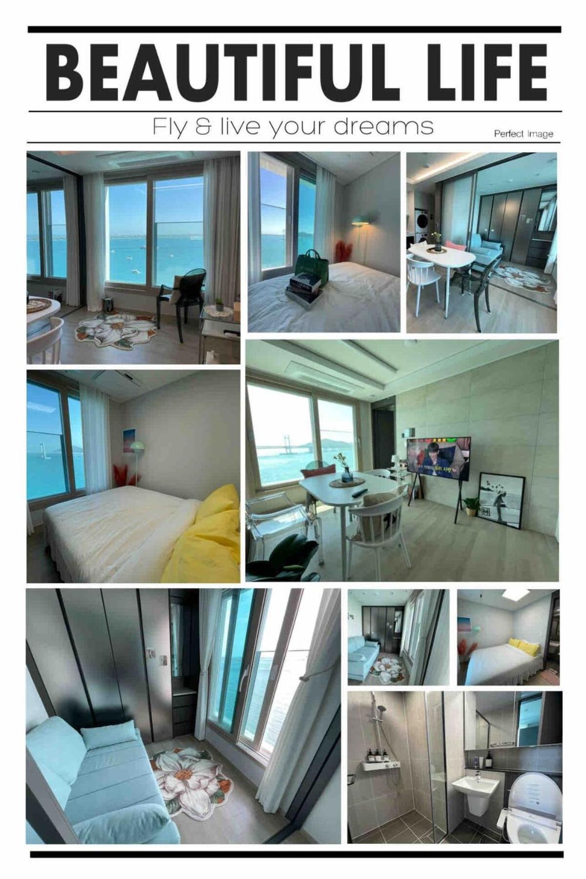 Apartment # Fantastic View Of The Entire Gwangan Bridge # Free Parking # Gym & Sauna *